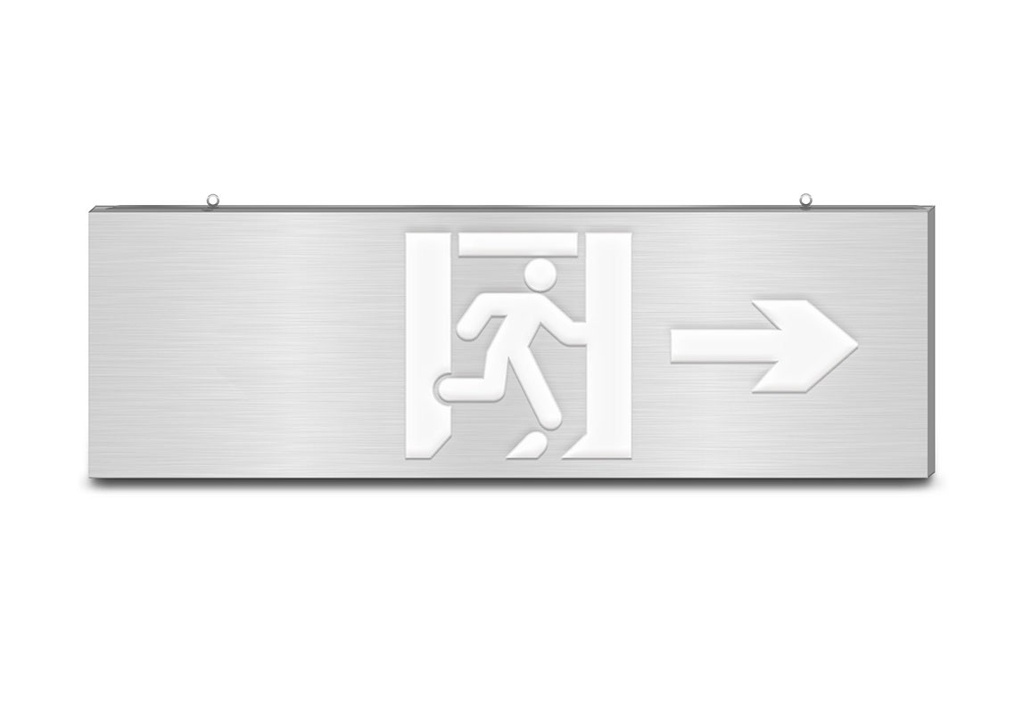 800大型款-雙面單向口消防應急標志燈  | ZS-BLJC-2LRE Ⅲ 3W-J851 |  吊掛